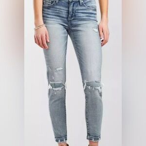 Stylish Distressed light blue Jeans for Women